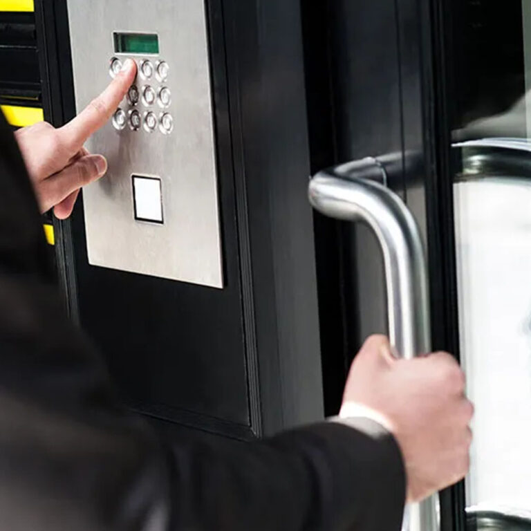 Smart access control system with mobile app integration at a Colorado office building